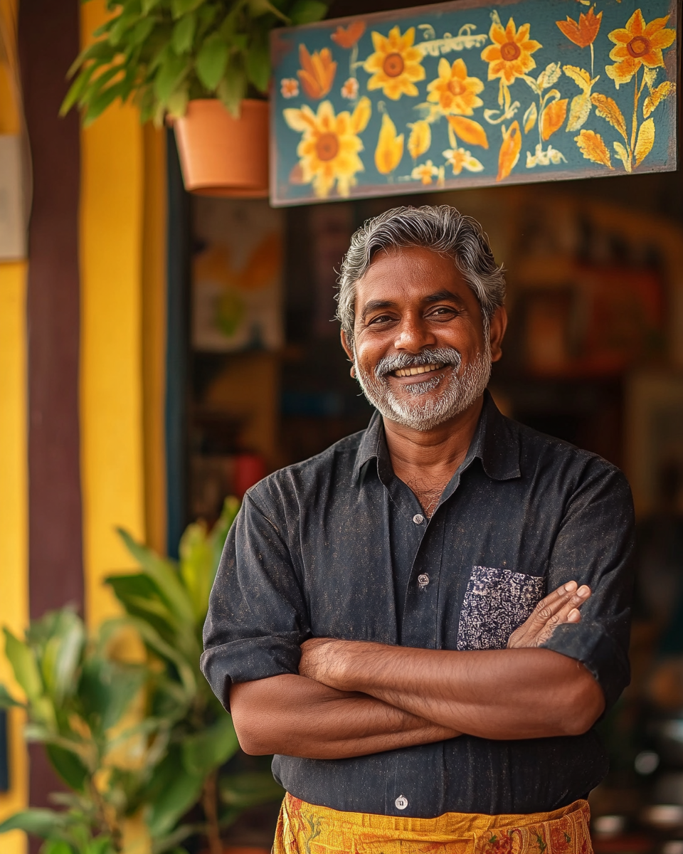 Local business owner in Kochi